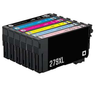 Remanufactured inkjet cartridges Multipack for Epson 279XL - 6 pack