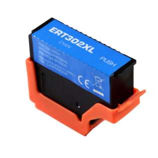 Remanufactured Epson T302XL220 (302XL) inkjet cartridge - high capacity cyan