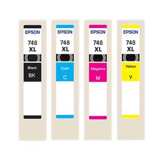 Remanufactured inkjet cartridges Multipack for Epson 748XL - 4 pack