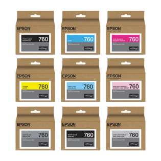 Original Epson T760 Setup Cartridges - 9 pack