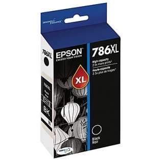 Epson 786XL, T786XL120 Genuine Original (OEM) ink cartridge, black, 2600 pages