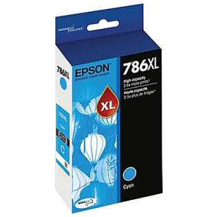 Epson 786XL, T786XL220 Genuine Original (OEM) ink cartridge, cyan, 2000 pages