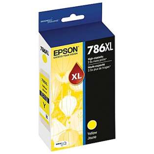 Epson 786XL, T786XL420 Genuine Original (OEM) ink cartridge, yellow, 2000 pages