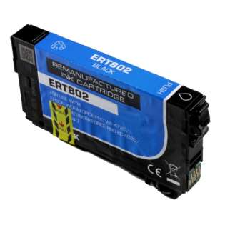 Remanufactured Epson T802120 (802) inkjet cartridge - black