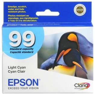 Epson 99, T099520 Genuine Original (OEM) ink cartridge, light cyan