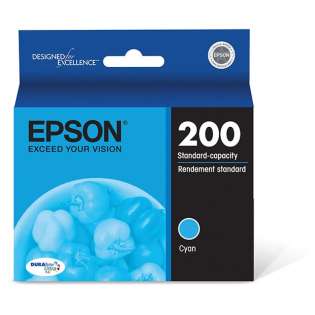 Epson 200, T200220 Genuine Original (OEM) ink cartridge, cyan