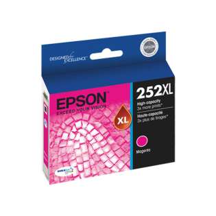 Epson 252XL, T252XL320 Genuine Original (OEM) ink cartridge, magenta, 1100 pages