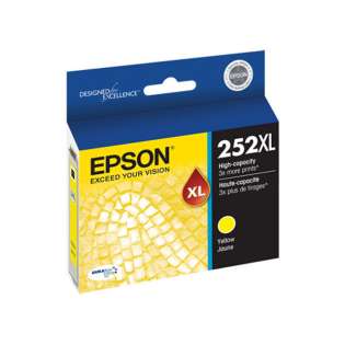 Epson 252XL, T252XL420 Genuine Original (OEM) ink cartridge, yellow, 1100 pages