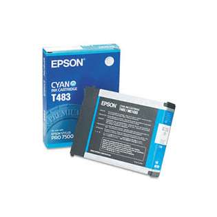 Epson T483011 Genuine Original (OEM) ink cartridge, cyan