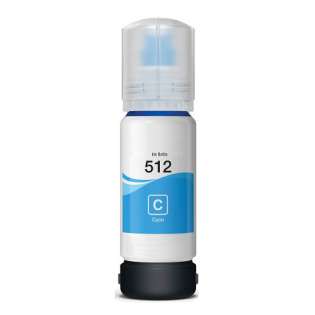 Compatible ink bottle for Epson T512220 (512) - cyan