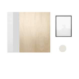Wood Wall Art - V72K1 (300mm x 400mm x 19 mm) - 5 pieces