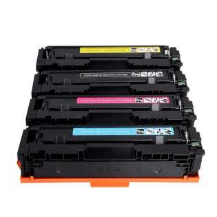 Compatible HP 206A toner cartridges - WITH CHIP - 4-pack