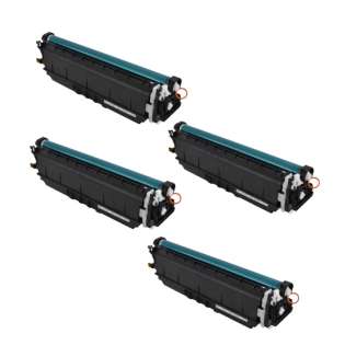 Compatible HP W2100A (210A) toner cartridges - 4-pack