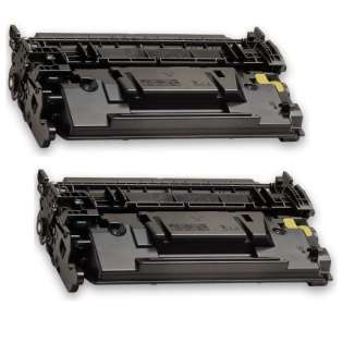 Compatible HP CF289X (89X) toner cartridge - WITH CHIP - 2-pack