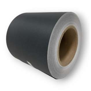 Eclipse Black Paper Roll with Permanent Adhesive for IColor 400 - 5.1 in x 500 ft (130mm x 152m)