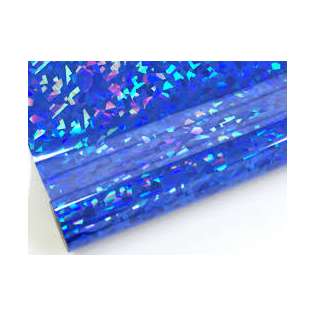 iColor Hot Stamping Foil - Blue Glitter 12.5 in x 20 ft (318mm x 6.1m) Roll - includes 1 roll