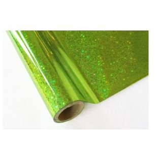 iColor Hot Stamping Foil - Green Glitter 12.5 in x 20 ft (318mm x 6.1m) Roll - includes 1 roll