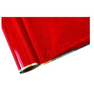 iColor Hot Stamping Foil - Red Glitter 12.5 in x 20 ft (318mm x 6.1m) Roll - includes 1 roll