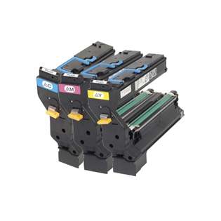 OEM Konica Minolta 1710580-002 / 1710580-003 / 1710580-004 cartridges - 3-pack