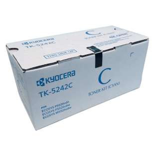 Original Kyocera Mita TK-5242C toner cartridge - cyan