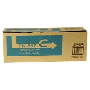 Original Kyocera Mita TK-867C toner cartridge - cyan