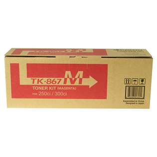 Original Kyocera Mita TK-867M toner cartridge - magenta