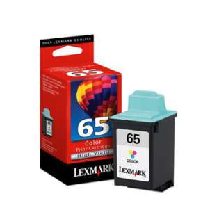 Lexmark 65, 16G0065 Genuine Original (OEM) ink cartridge, high capacity yield, color