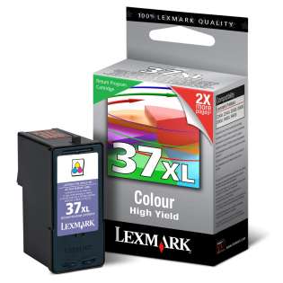 Lexmark 37XL, 18C2180 Genuine Original (OEM) ink cartridge, high capacity yield, color