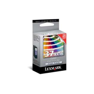 Lexmark 37XLA, 18C2200 Genuine Original (OEM) ink cartridge, high capacity yield, color