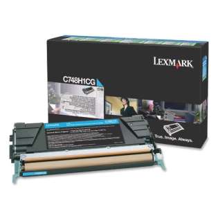 OEM Lexmark C748H1CG cartridge - high capacity cyan