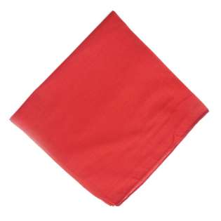 Cotton Bandanas for Face Masks | Make a Cloth Face Mask (22 inch size) - Plain Red