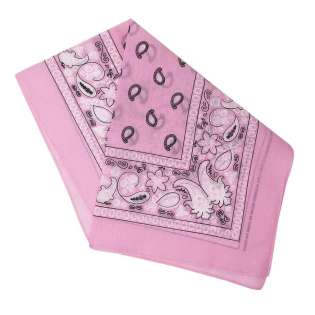 Cotton Bandanas for Face Masks | Make a Cloth Face Mask (22 inch size) - Stylish Baby Pink