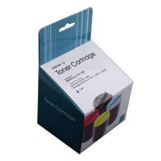 Compatible Samsung CLP-C300A toner cartridge, 1000 pages, cyan