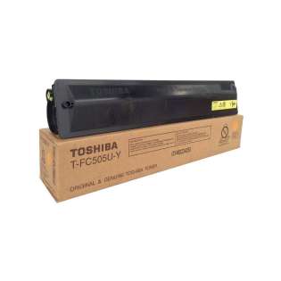 Original Toshiba TFC505UY toner cartridge - yellow