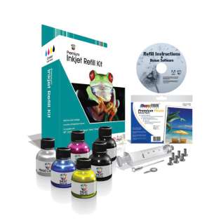 Uni-Kit Inkjet Refill Kit - 4 Color - Black, Color