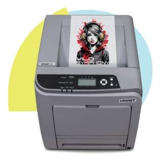 UniNet iColor 340 Apparel PLUS White Toner Transfer Printer - Starter Bundle
